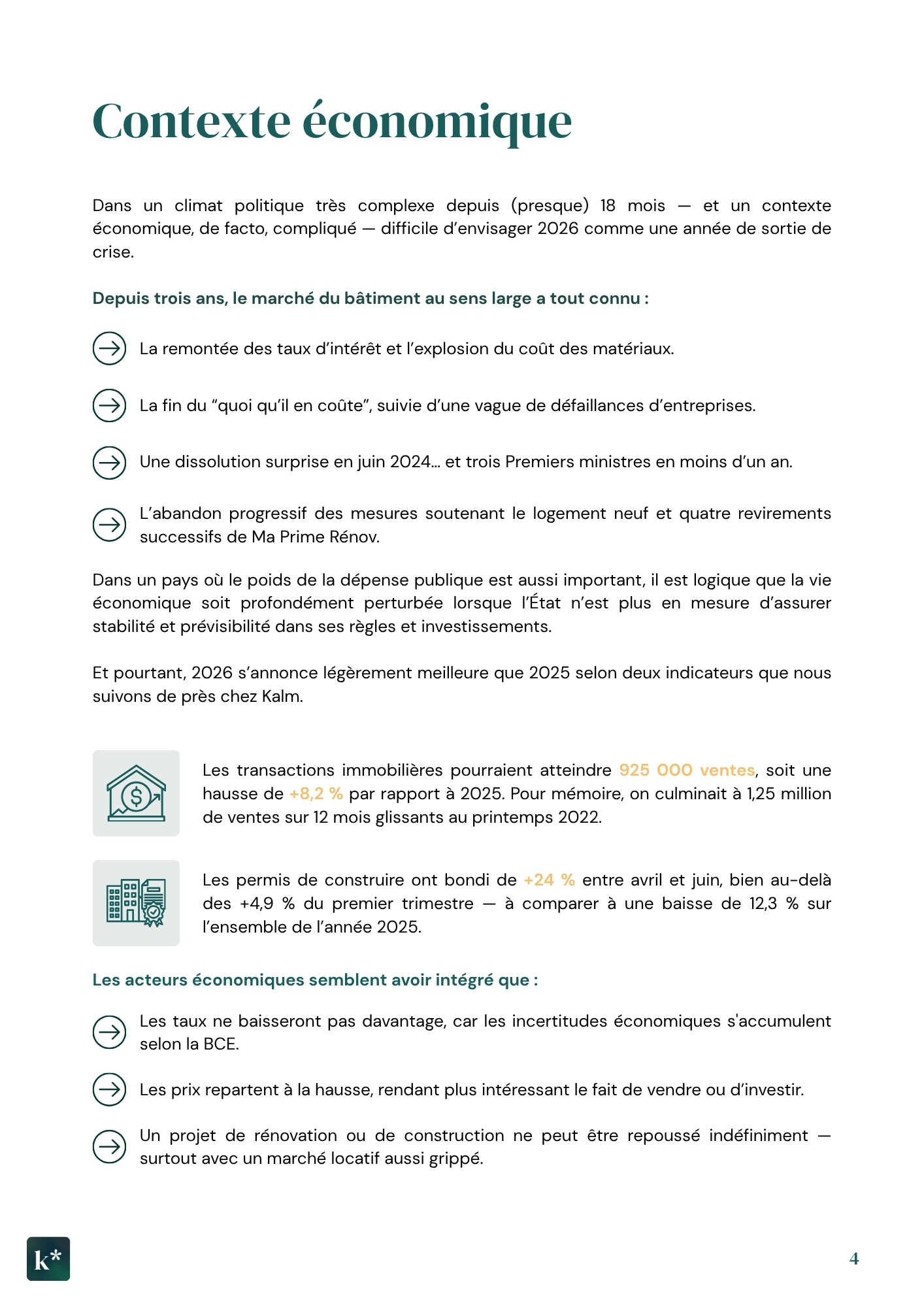 Page intérieure du livre blanc — suivi de chantier