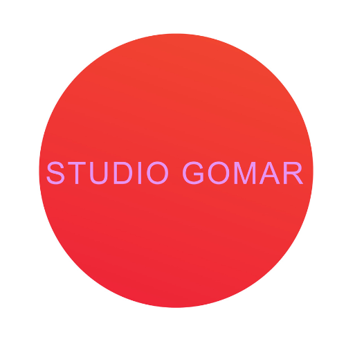 Logo de l'agence Studio Gomar fondée par Margaux Bitton, heureuse cliente de Kalm