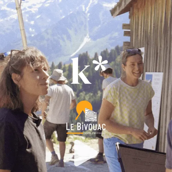 Capture d'écran de la vidéo de témoignage tournée avec Perrine Vouillon et Claire Pérus de l'atelier Le Bivouac Architecture, heureuses clientes de Kalm